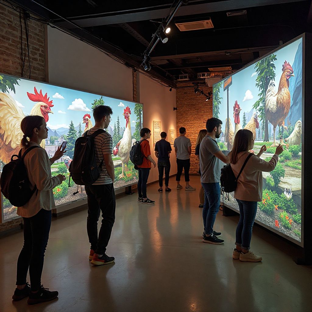 Wystawa interaktywna o kulturze gier mobilnych